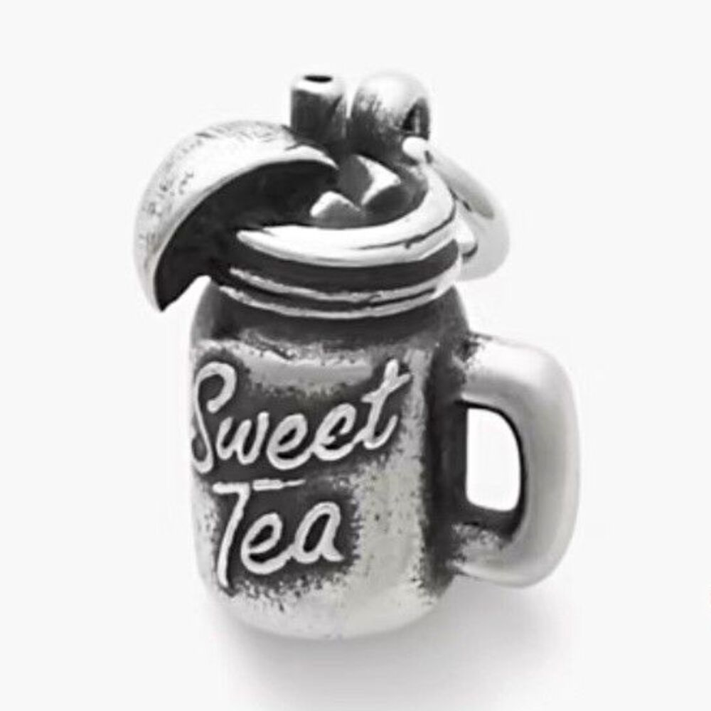 NWT James Avery Sterling Silver “Sweet Tea” Charm